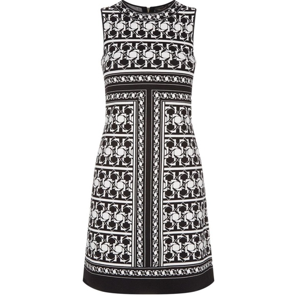 Ted Baker Black Jammiea Tesselation Jacquard Dress - Picture 3 of 11